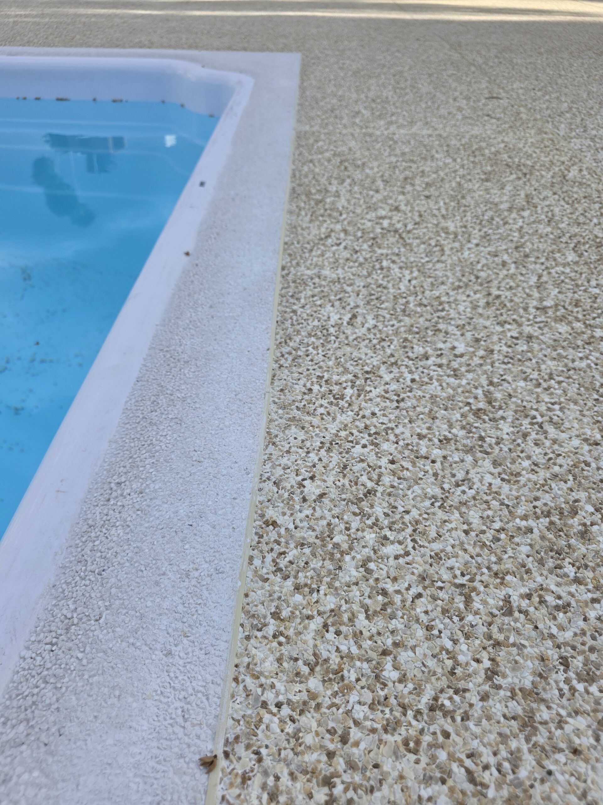 Textura de piso granilite aplicado